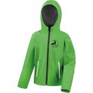 Kinder 3-Lagen Softshell Kapuzen Jacke